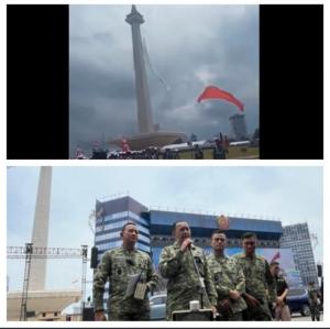 Berikut Penjelasan TNI Soal Robeknya Bendera Merah Putih Saat Gladi HUT Ke-80 di Monas