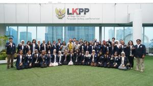 Tingkatkan Pemahaman Mahasiswa, BEM Politeknik STIA LAN Jakarta Gelar Study Visit ke LKPP
