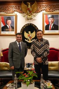 Menko Polkam dan Dubes Yordania Bahas Penguatan Hubungan Bilateral RI-Yordania