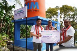 Gandeng BRI Insurance, PNM Bangun Akses Air Bersih untuk Warga Pesisir Toisapu, Ambon