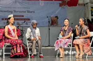 Nayyara Azarine Farrashila Ajak Remaja Indonesia Bangga Batik di Perayaan Hari Batik Nasional