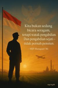 Ketika Pengabdian Tak Pernah Pensiun: Antara Disiplin Militer dan Ketahanan Nasional