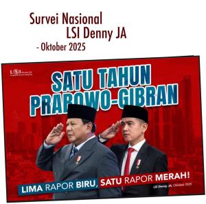 Satu Tahun Prabowo-Gibran: LIMA RAPOR BIRU, SATU RAPOR MERAH