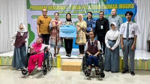 PNM Beri Beasiswa Bahasa Inggris bagi 100 Siswa dan Pengajar Cerebral Palsy di Jakarta