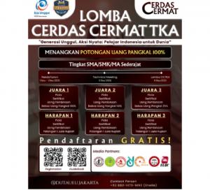 Duta Kampus Universitas Esa Unggul Jakarta Gelar Lomba Cerdas Cermat TKA 2025
