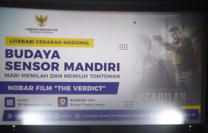 LSF Gelar Literasi Gerakan Nasional Budaya Sensor Mandiri dengan Nobar Film