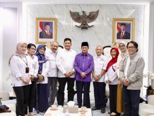 Audiensi Pengurus Ikatan Ahli Pengadaan Indonesia (IAPI) dengan Menteri Agama RI di Kantor Kementerian Agama Jakarta
