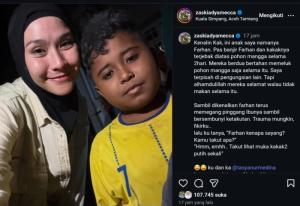Bocah Farhan Selamat Setelah Dua Hari Bertahan di Atas Pohon Saat Banjir Bandang Aceh