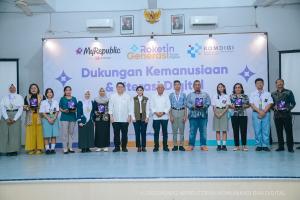 Kemkomdigi dan MyRepublic Berikan Internet Gratis ke Sekolah Terdampak Banjir di Sumut