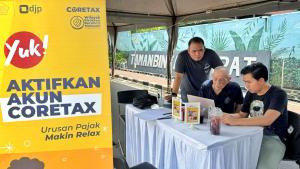 Pojok Pajak Meriahkan Pesta Rakyat Bintaro, Permudah Masyarakat Aktivasi Coretax