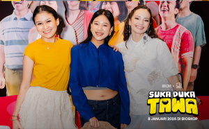 Bernadya Dibikin Terharu, Indra Jegel Jamin Nangis Nonton Film Suka Duka Tawa