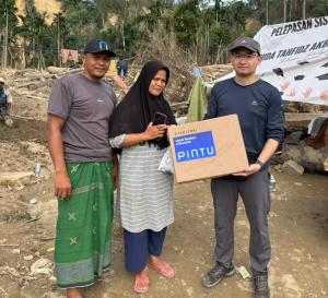 Dukung Penanganan Bencana, PINTU Bagikan Starlink untuk Konektivitas Darurat