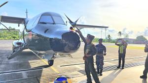 Tiba di Biak, Pesawat CN-235 Resmi Perkuat Skadron Udara 27