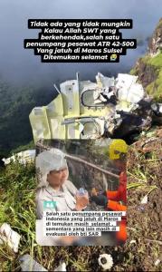 Pesawat ATR 42 Rute Yogyakarta Makassar Alami Kehilangan Kontak Radar Saat Pendekatan Pendaratan
