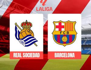 Skor Babak Pertama Sociedad vs Barcelona 1-0: Oyarzabal Bungkam Barca