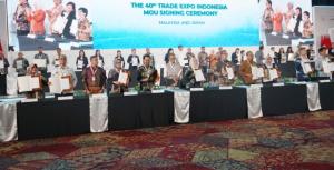 PTPN Group Teken 23 MoU di TEI, Dorong Ekspor Komoditas Perkebunan