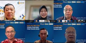 Kick Off Meeting Penelitian dan PkM, Politeknik STIA LAN Dorong Riset Berdampak