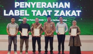 PNM Raih Sertifikat Label Taat Zakat sebagai Perusahaan Taat Zakat dari BAZNAS