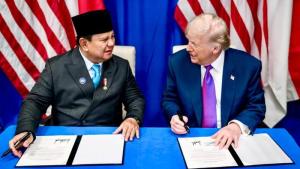 Prabowo Subianto dan Donald Trump Teken Kesepakatan Tarif Resiprokal Indonesia-AS