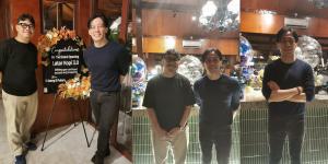 Rizki The Titans Kunjungi Kopi Latar 3, Sebut Tempatnya Nyaman dan Kopinya Nikmat
