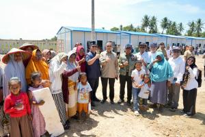 Tinjau Huntap di Aceh Utara, Wamenko Polkam: Negara Hadir Bantu Rakyat Aceh Terdampak Bencana