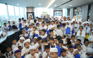 Corsec PNM: Ramadan Jadi Momentum Tanamkan Harapan Anak Yatim Lewat Roleplay Dunia Kerja