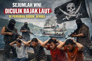 TNI Bantu Pembebasan 4 WNI Korban Penculikan di Perairan Gabon