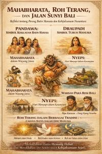 MAHABHARATA, ROH TERANG, DAN JALAN SUNYI BALI