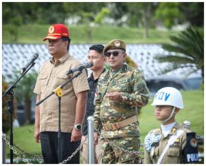 Rektor IPDN Dr H Khalilul khiri M.Si Pimpin Upacara Pembukaan Retreat Wali Nagari se Kabupaten Tanah Datar di Kampus IPDN Sumatera Barat