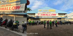 Evalube Touring Lintas Negara, Legend Riders Tembus Kalbar-Sarawak
