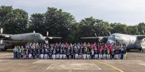 Keluarga Besar Hercules Gelar Halal Bi Halal di Hanggar Skadron 31, Hangatkan Silaturahmi Lintas Generasi