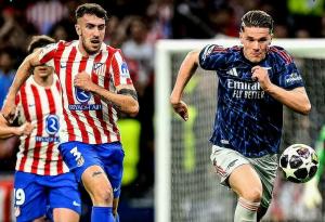 Leg Pertama Semifinal Liga Champions Atlético Madrid vs Arsenal 1-1, 2 Gol  dari Titik Putih