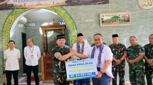 PNM Salurkan Bantuan Renovasi Masjid Korem 062/Tarumanagara di Garut