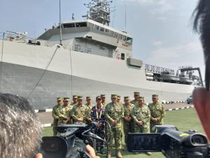 Kasal Sambut Kedatangan KRI Canopus-936 Kapal Survei Canggih TNI AL