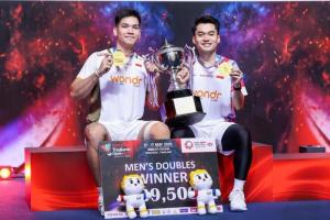 Ganda Putra Leo/Daniel Juara Thailand Open 2026 Usai Tumbangkan Pasangan India