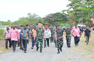 Peninjauan Kesiapan Pembangunan Pangkalan Udara Militer di Manokwari Selatan