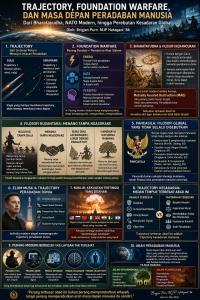TRAJECTORY, FOUNDATION WARFARE, DAN MASA DEPAN PERADABAN MANUSIADari Bharatayudha, NATO Modern, hingga Perebutan Kesadaran Global