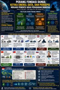 PERANG FONDASI DUNIA:KETIKA ENERGI, DATA, DAN PERSEPSI MENJADI PENENTU ARAH PERADABAN MANUSIA