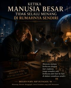 KETIKA MANUSIA BESAR TIDAK SELALU MENANG DI RUMAHNYA SENDIRI