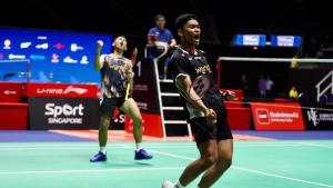 Fajar/Fikri Lawan Pasangan China di Semifinal Singapore Open