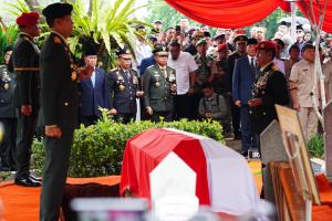 Upacara Pemakaman Jenderal TNI (Purn) Ryamizard Ryacudu