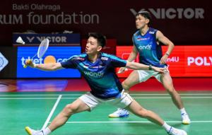 Pasangan Ganda Indonesia Raymond/Joaquin Laju ke Babak Kedua Indonesia Open 2026  