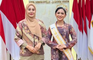 Najwa Muyas Sarah Dapat Dukungan Penuh Dekranasda Jakarta Utara Menuju Puteri Kebaya Indonesia 2026