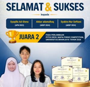 Mahasiswa Politeknik STIA LAN Jakarta Ukir Prestasi Nasional di Pitch Deck Mafia Force Competition Universitas Brawijaya 2026