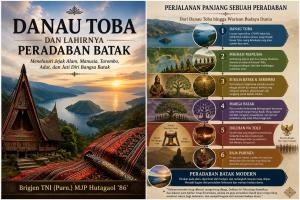 DANAU TOBA DAN LAHIRNYA PERADABAN BATAK