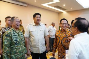Wakil Ketua I Satgas PRR Letjen TNI Richard Tampubolon dampingi Ketua Satgas: Satgas PRR Minta K/L dan Pemda Tancap Gas Pemulihan Permanen