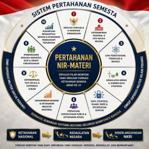 PERTAHANAN INDONESIA ABAD KE-21: Perang Fondasi, Pertahanan Nir-Materi, dan Evolusi Strategi Pertahanan Nasional