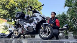 Ricky Pratama Tunggangi Aerox Turbo Touring Solo Bali-Jakarta, Pulang Genggam Juara Dyno Test 