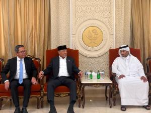 Menko Polkam Tiba di Doha, Akan Sampaikan Belasungkawa Presiden RI atas Wafatnya Sheikh Hamad