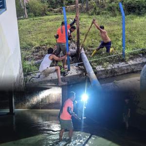 Perumda Tirta Buisun Rampungkan Pembersihan Reservoir SPAM IKK Ge`tengan